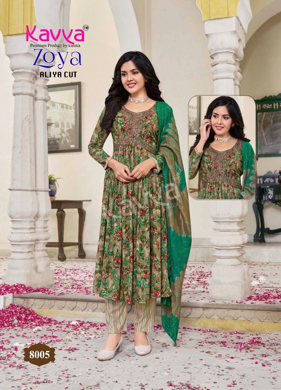 Zoya Vol 8 By Kavya Kurti With Bottom Dupatta Wholesale Market In Surat
